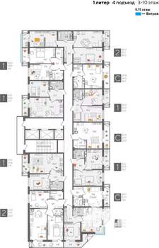 1-к квартира, вторичка, 37м2, 10/24 этаж