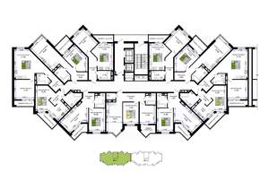 1-к квартира, вторичка, 55м2, 3/12 этаж