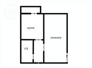 1-к квартира, вторичка, 38м2, 7/12 этаж