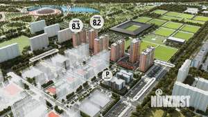 1-к квартира, строящийся дом, 26м2, 12/18 этаж