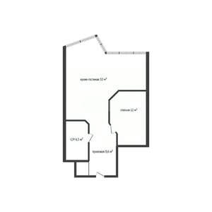 2-к квартира, вторичка, 60м2, 21/25 этаж