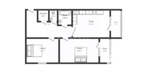 2-к квартира, вторичка, 58м2, 5/17 этаж