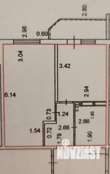 1-к квартира, вторичка, 36м2, 13/14 этаж