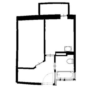 1-к квартира, вторичка, 33м2, 6/14 этаж
