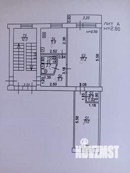2-к квартира, вторичка, 43м2, 4/5 этаж
