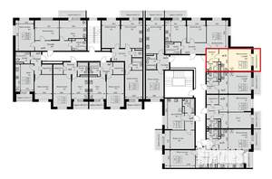 Студия квартира, строящийся дом, 29м2, 2/3 этаж