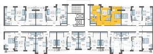 2-к квартира, вторичка, 51м2, 11/16 этаж
