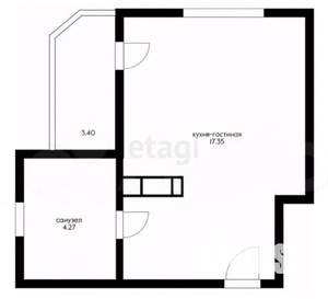 Студия квартира, вторичка, 22м2, 5/8 этаж