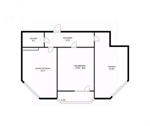 2-к квартира, вторичка, 101м2, 11/17 этаж