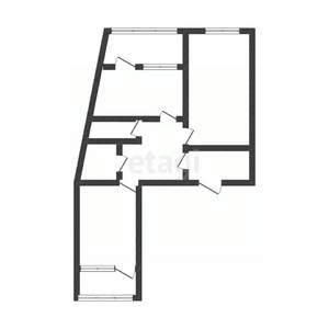 2-к квартира, вторичка, 74м2, 6/9 этаж