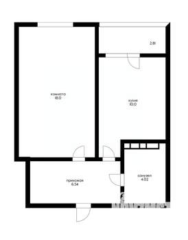 1-к квартира, вторичка, 39м2, 7/16 этаж