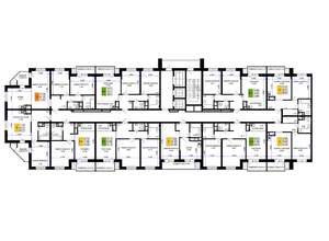 1-к квартира, строящийся дом, 45м2, 12/16 этаж