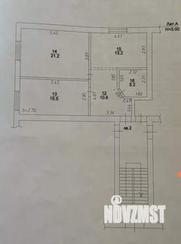 2-к квартира, вторичка, 66м2, 1/6 этаж