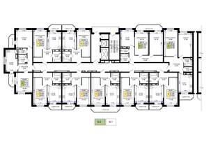 1-к квартира, вторичка, 45м2, 18/19 этаж