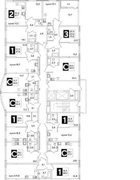 Студия квартира, вторичка, 30м2, 2/16 этаж