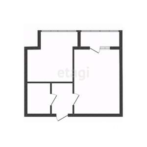 1-к квартира, вторичка, 31м2, 3/6 этаж