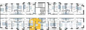 1-к квартира, вторичка, 38м2, 5/12 этаж