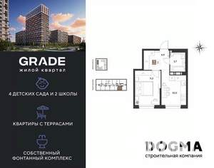 1-к квартира, вторичка, 31м2, 13/18 этаж