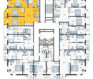 3-к квартира, вторичка, 90м2, 8/16 этаж