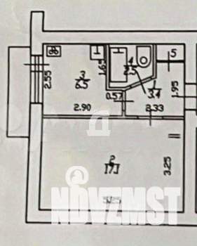 1-к квартира, вторичка, 30м2, 4/5 этаж