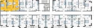 2-к квартира, вторичка, 50м2, 16/19 этаж