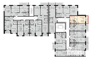 Студия квартира, строящийся дом, 29м2, 3/3 этаж