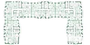 1-к квартира, сданный дом, 42м2, 6/17 этаж