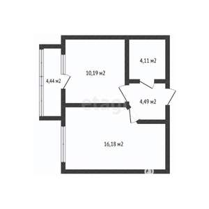 1-к квартира, вторичка, 35м2, 8/8 этаж