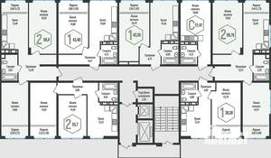 2-к квартира, вторичка, 68м2, 6/24 этаж