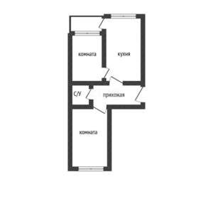 2-к квартира, вторичка, 60м2, 3/12 этаж