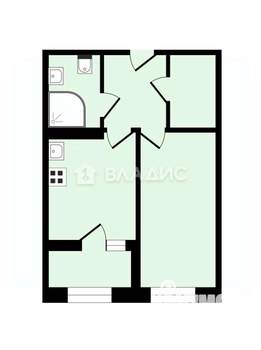 1-к квартира, вторичка, 42м2, 7/9 этаж