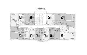 1-к квартира, вторичка, 36м2, 2/16 этаж