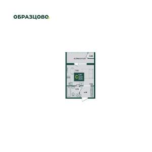 Студия квартира, вторичка, 27м2, 6/18 этаж