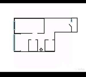 2-к квартира, вторичка, 64м2, 4/6 этаж