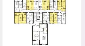 2-к квартира, вторичка, 46м2, 14/17 этаж