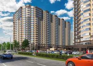 2-к квартира, вторичка, 66м2, 16/20 этаж