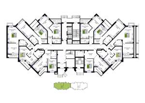 1-к квартира, вторичка, 47м2, 1/12 этаж