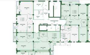 1-к квартира, сданный дом, 63м2, 1/7 этаж