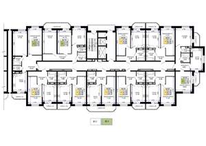 2-к квартира, вторичка, 67м2, 17/19 этаж