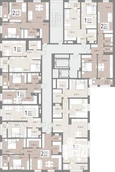 2-к квартира, вторичка, 57м2, 4/15 этаж