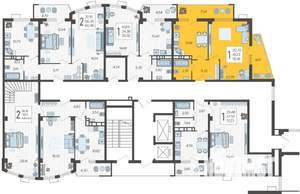 1-к квартира, вторичка, 55м2, 13/21 этаж