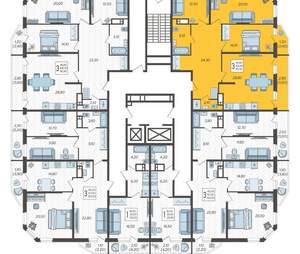 3-к квартира, вторичка, 111м2, 16/16 этаж