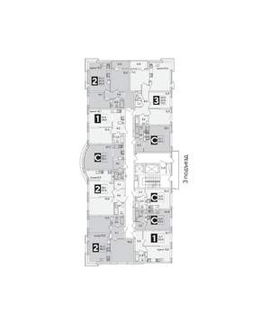 1-к квартира, вторичка, 35м2, 12/16 этаж