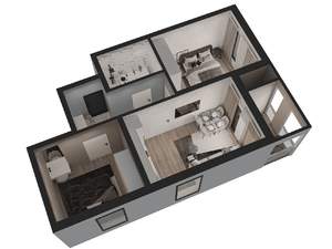 2-к квартира, вторичка, 52м2, 2/18 этаж