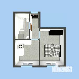 1-к квартира, вторичка, 34м2, 5/9 этаж