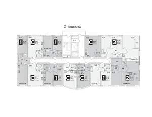 1-к квартира, вторичка, 38м2, 2/16 этаж