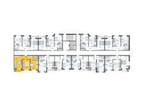 2-к квартира, вторичка, 52м2, 16/19 этаж