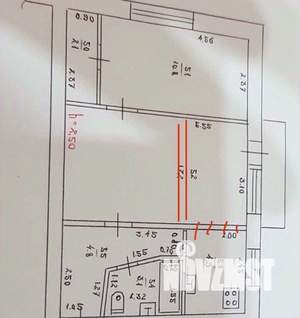 2-к квартира, вторичка, 46м2, 3/5 этаж