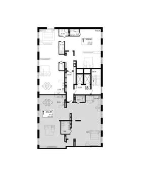 1-к квартира, вторичка, 202м2, 16/16 этаж