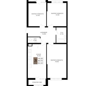 3-к квартира, вторичка, 84м2, 3/21 этаж